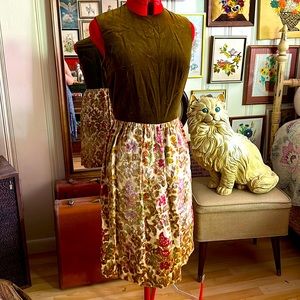 Vintage Velvet Tapestry Dress